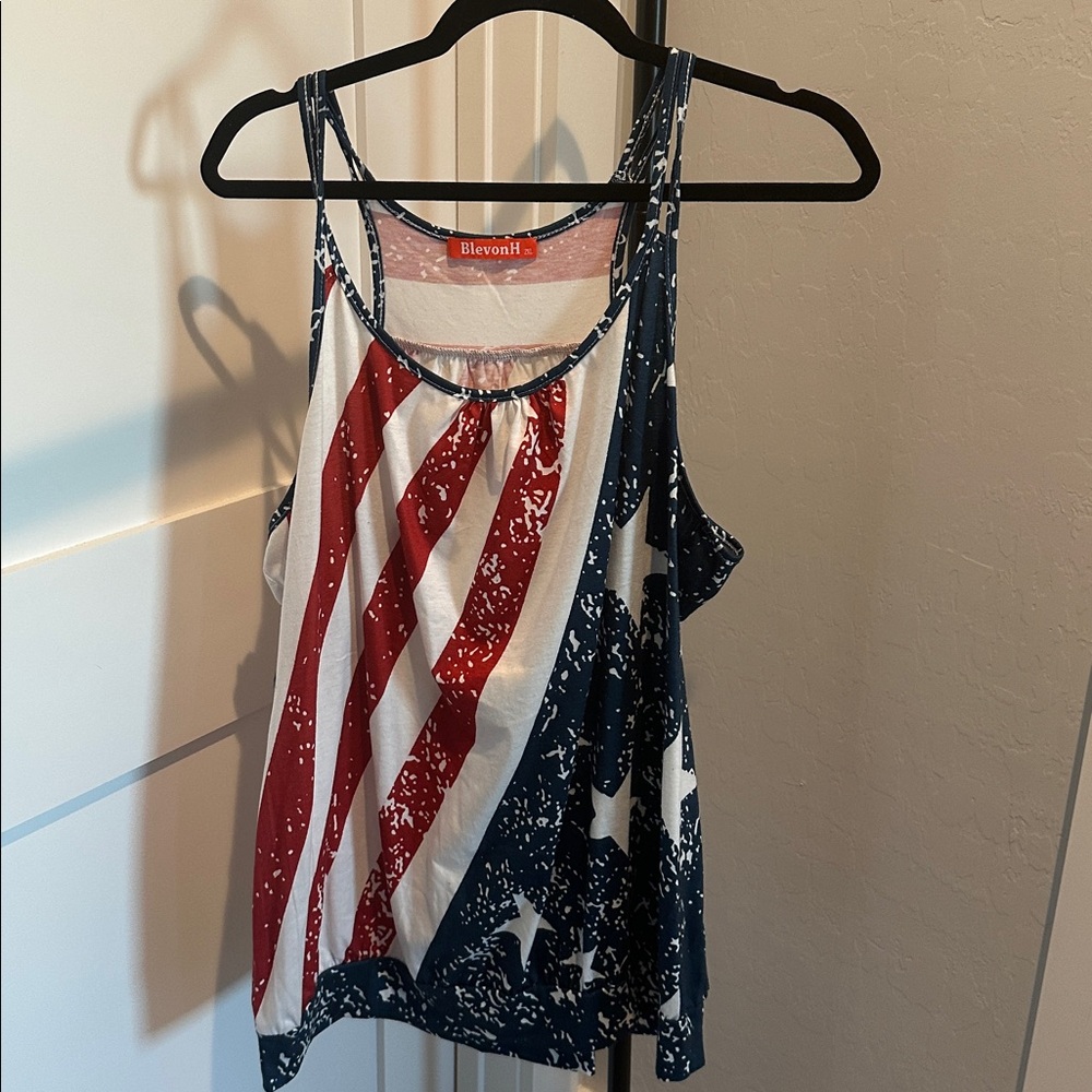 American Flag Tank Top